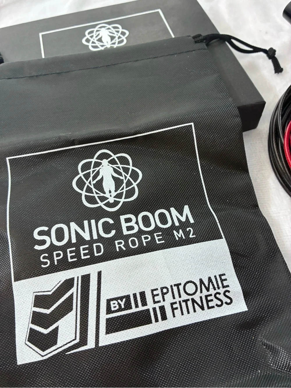Epitomie Fitness Sonic Boom M2 Speed Jump Rope – Red & Black